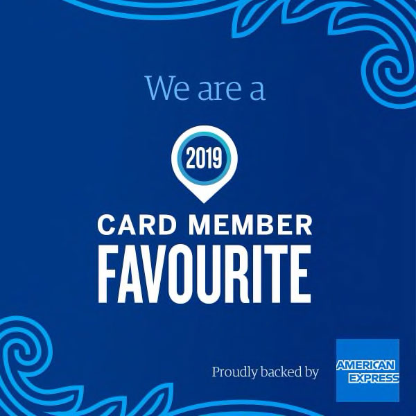 American Express 2019 Card Member Favourite badge