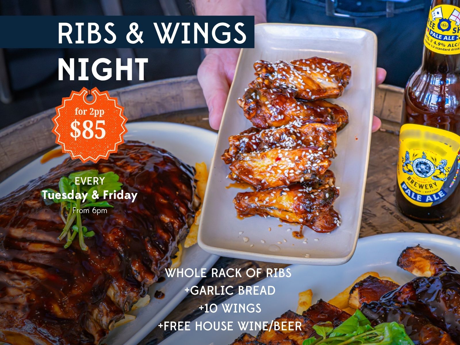 Ribs and Wings - Searock Grill